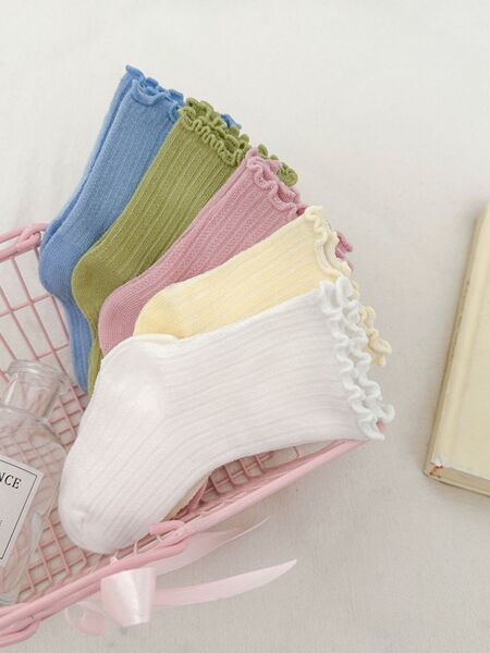 Thin children's summer knee socks