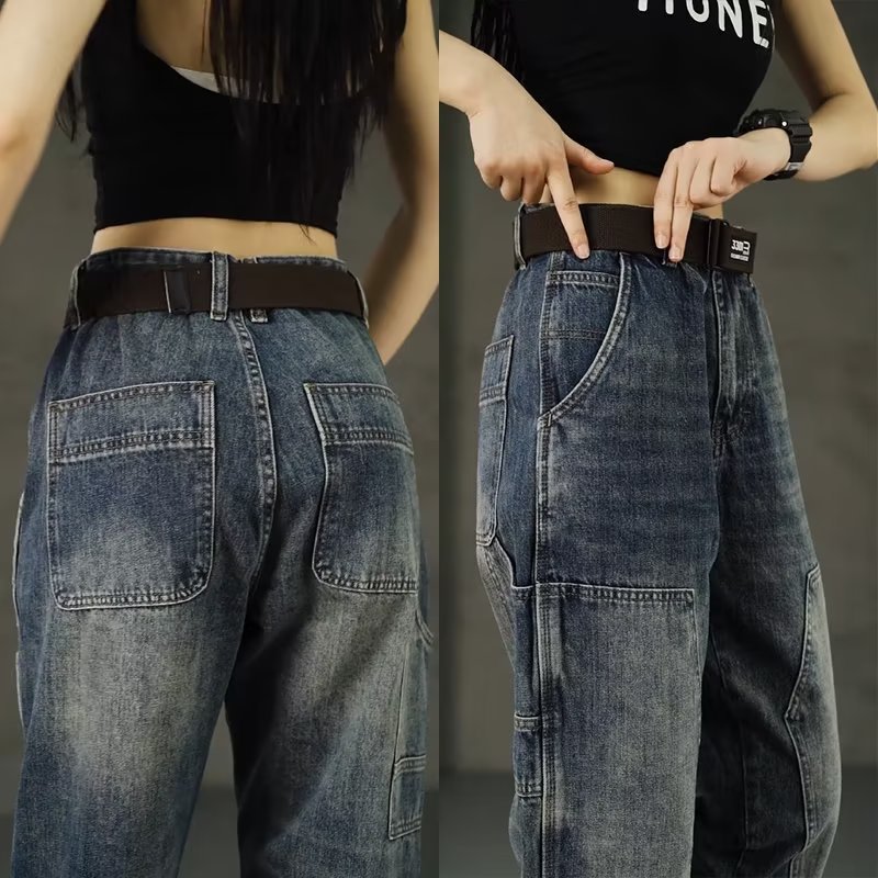 2024 primavera y otoño jeans delgados marca de moda para hombres pantalones de pierna recta de todo fósforo tendencia de moda moda pantalones casuales para hombres