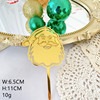 New laser marking Christmas happy baking cake decoration Christmas party Acrylic cake account