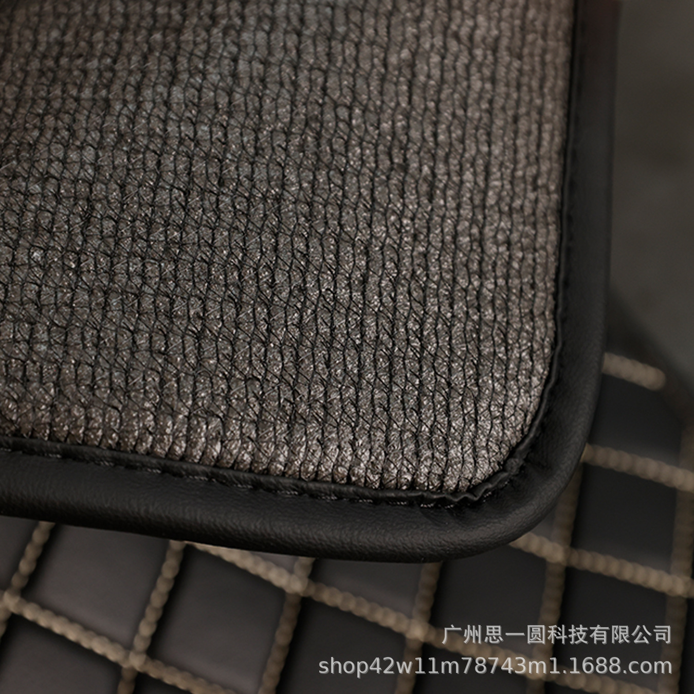 General Motors Car Floor Mats Cross-Border New Product Wholesale Foreign Trade Amazon Temu Tk Dropshipping Checkered Pattern Wear-Resistant Non-Slip