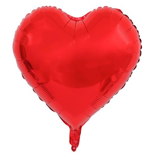 18 pulgadas globo de película de aluminio en forma de corazón Día de San Valentín confesión amor decoración de boda de aluminio de cumpleaños fiesta de boda
