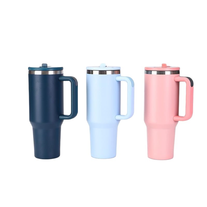Fourth Generation 40Oz Car Large Capacity Double-Layer Vacuum Insulated Top Quality Outdoor Portable With Straw Ice Cup_voghion.com