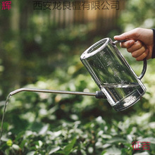 不锈钢长嘴浇花水壶高颜值家用浇花洒水壶绿萝盆栽浇水园艺工具厂
