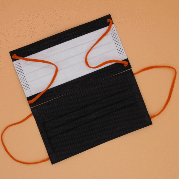 disposable black breathable fashionable medical mask for men and…