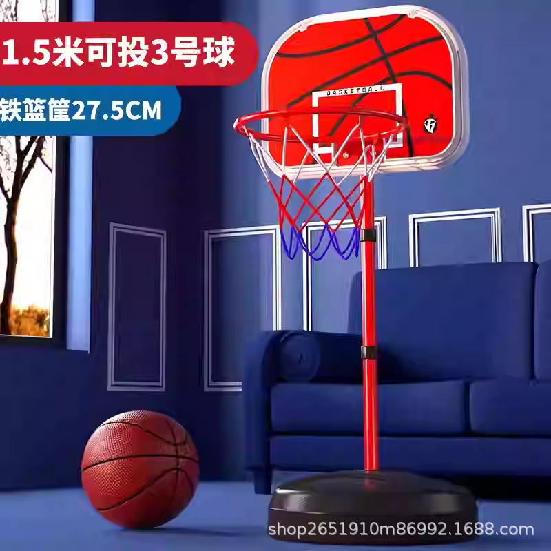 Transfronterizos infantiles bastidor de baloncesto interior elevable marco de baloncesto juguete interior y exterior para niños entrenamiento de anillo de tiro jardín de infantes