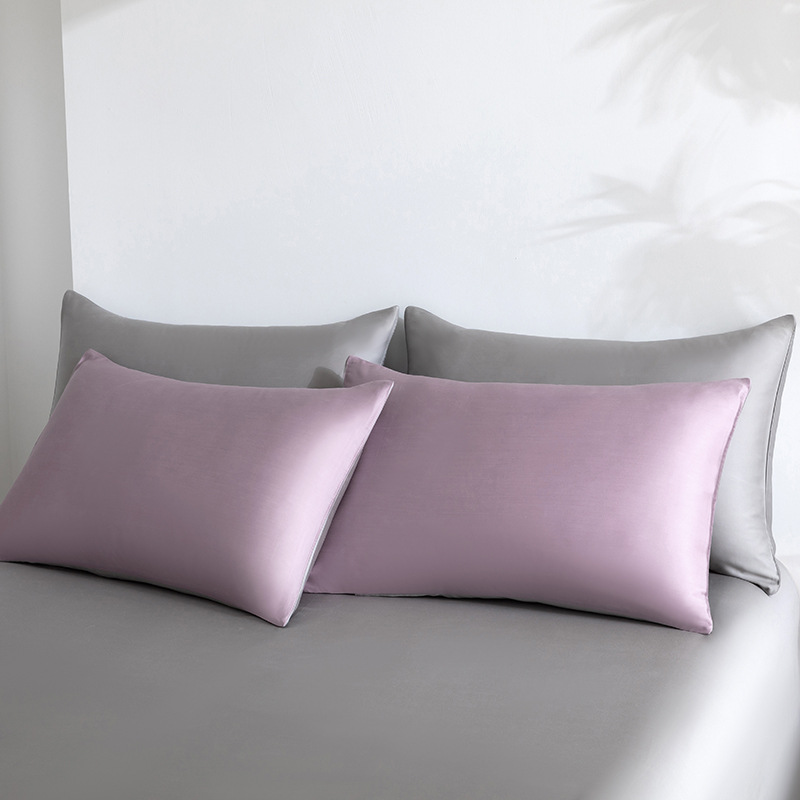 100 solid color Lyocell Tencel series [pillowcase] single product/and kit are the same product Nantong delivery