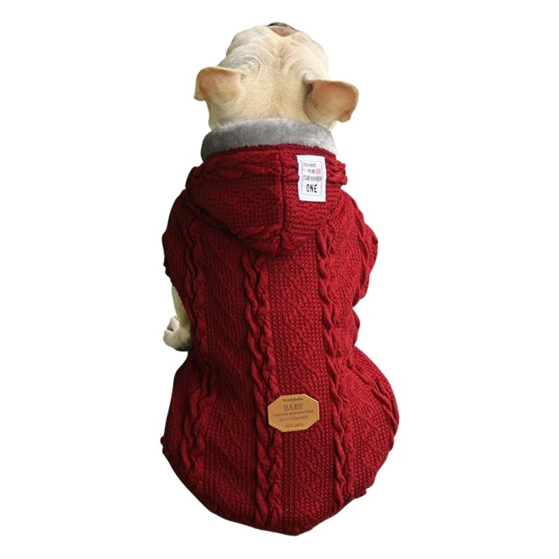 Pequeño perro ropa Otoño e Invierno lana forrado mascotas ropa suministros cachorro ropa entrega al por mayor