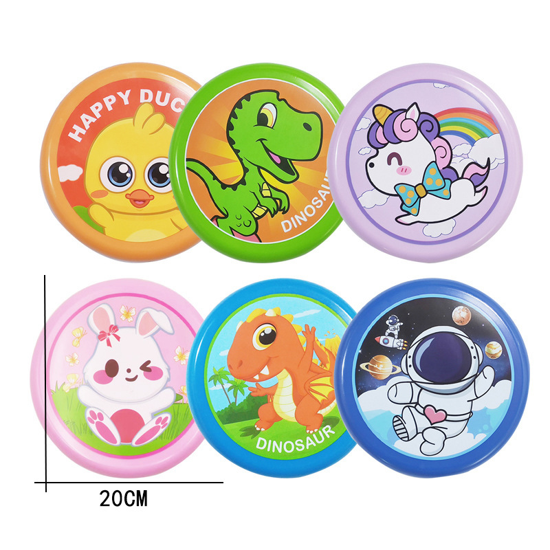 卡通儿童软飞盘安全软胶手抛飞碟玩具学生游戏户外运动摆地摊批发 5