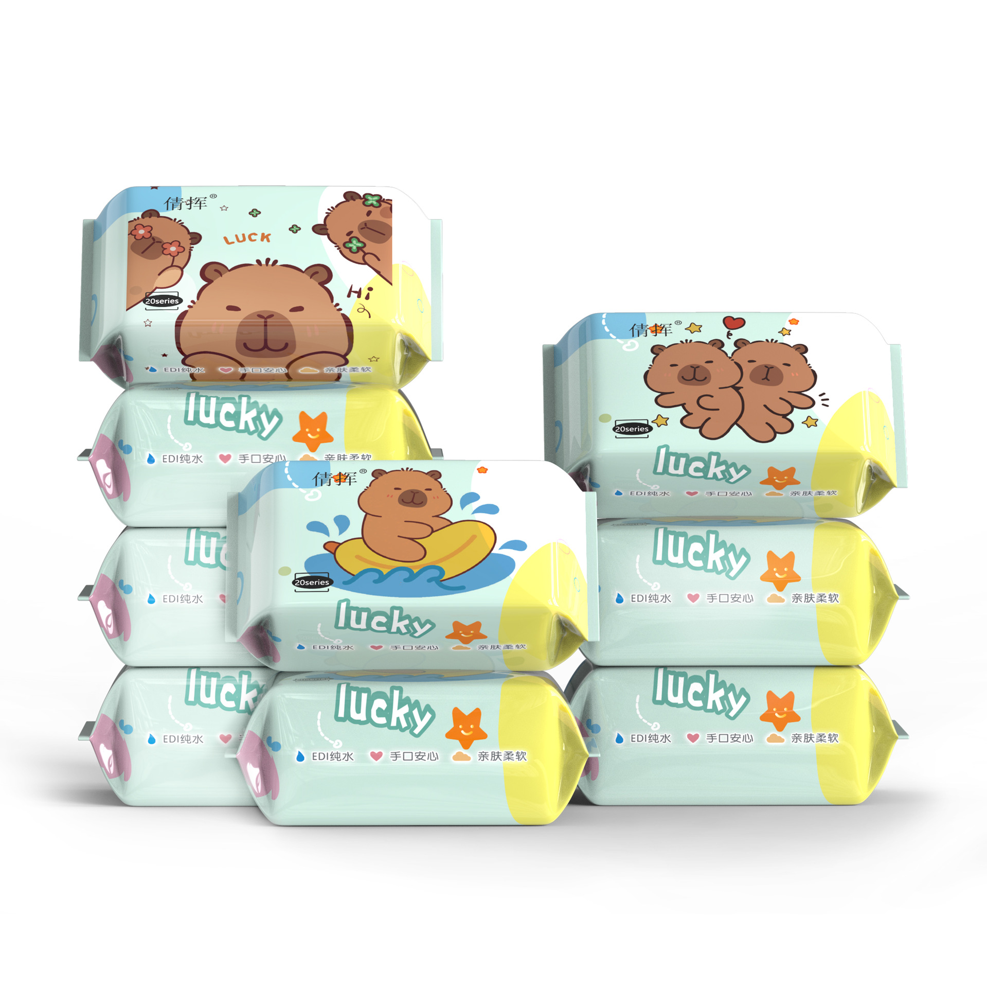 Toallitas de pañuelo para bebés portátiles toallitas de boca para bebés estudiantes toallitas de boca desechables toallitas