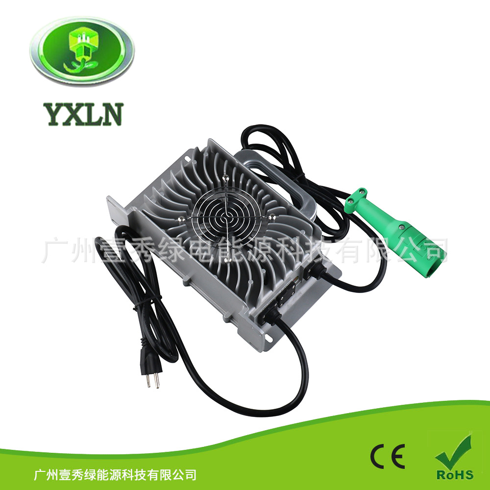 防水充电器36V30A铅酸电池适用于高尔夫充电器大圆头车载充电机