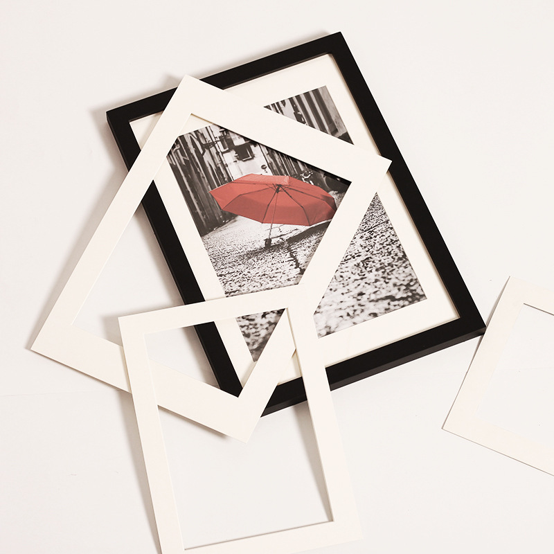 Spot wholesale photo frame set table card paper lining opening children's works framed picture frame photo wall lining paper Spot wholesale photo frame set table card paper lining opening children's works framed picture frame photo wall lining paper