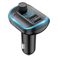 Новый автомобильный приемник Bluetooth автомобильный MP3-плеер FM-передатчик двойной USB автомобильное зарядное устройство быстрая зарядка