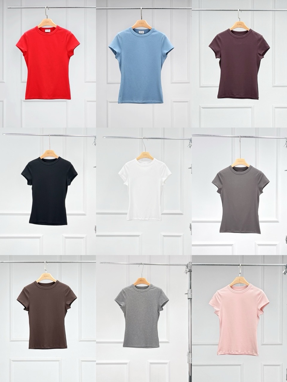 Classic multicoloured short sleeve T-shirt