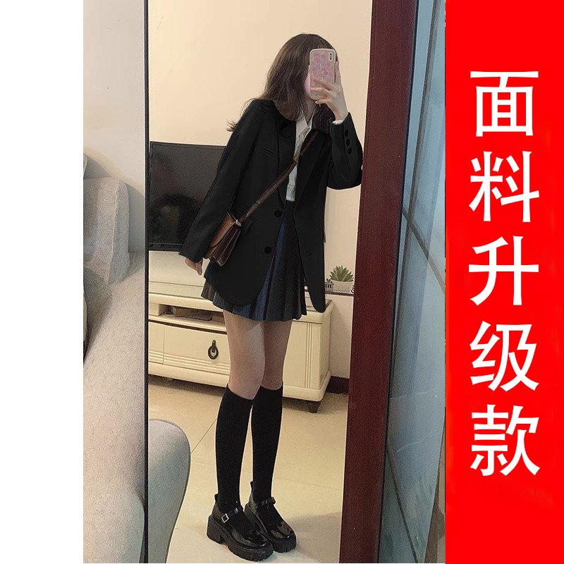 高级感西装外套女春秋2025新款韩版英伦风炸街小个子休闲西服上衣|undefined