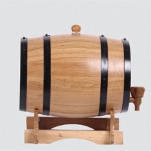 木酒桶创意橡木酒桶5升橡木桶卧式酒桶厂家批发可加厚黑箍