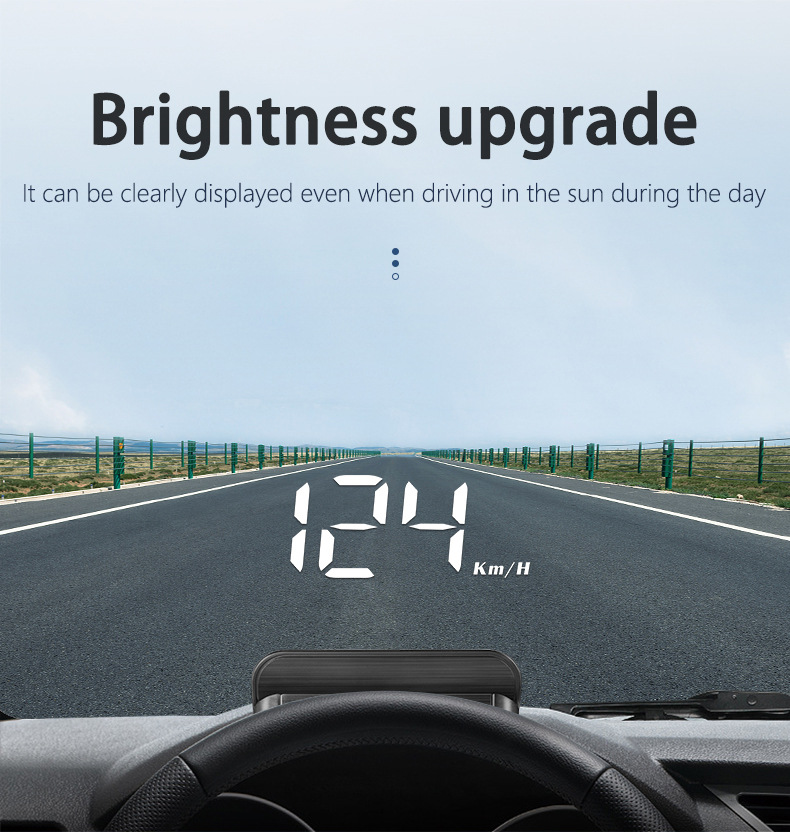 Weiying Intelligent Car Hud Head-Up Display Obd2 Multi-Function Color Screen Driving Computer Hd Instrument Panel