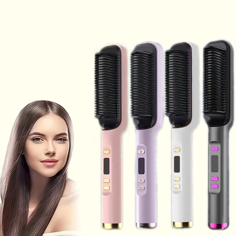 New negative ion hair straightener hair straightener does not hurt hair straightener dual-purpose curling hair comb household lazy hair curling iron