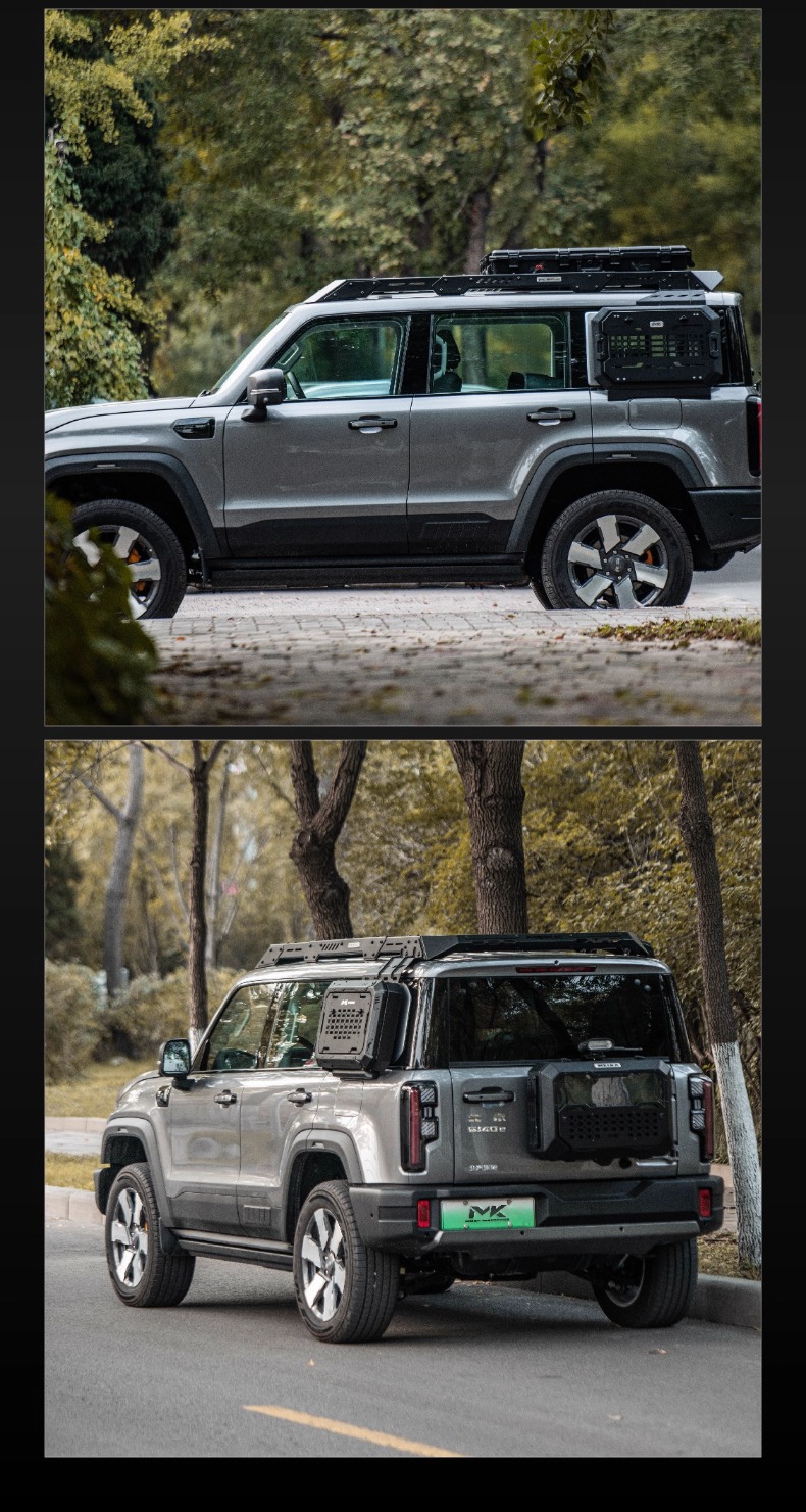 24-26 Brand New Beijing Bj40 American Car Luggage Rack Frame Modified Mk Roof Platform Ladder Mecha Net Accessories