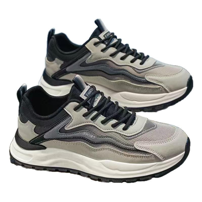 Zapatos de hombre 2026 primavera nuevos zapatos casuales de malla transpirables con suela suave ligera zapatos deportivos antideslizantes de hombre zapatos de moda