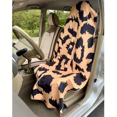 and Dust-Proof, Universal seat cover - leopard-print-19080cm