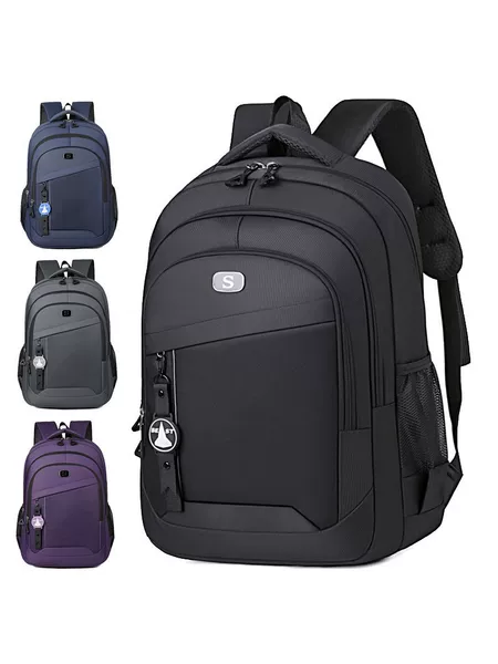 Business Commuting Backpack for Men, Large Capacity Multifunctional Office Laptop Backpack, Oxford Cloth Travel Backpack for Men
