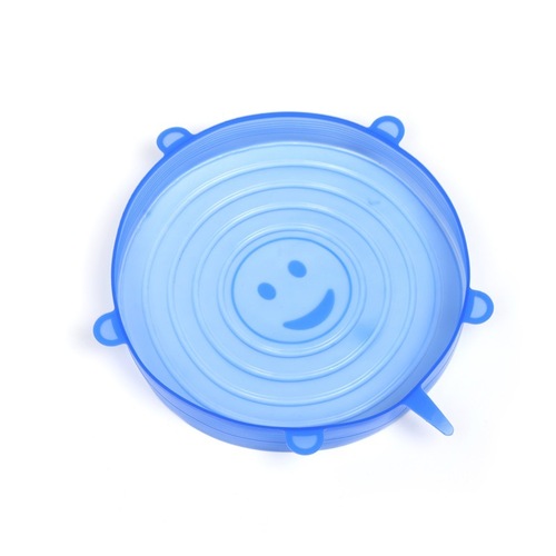 Cross-border silicone preservation cover 6-piece set, stretchable multi-functional fruit and vegetable preservation film, preservation bowl cover