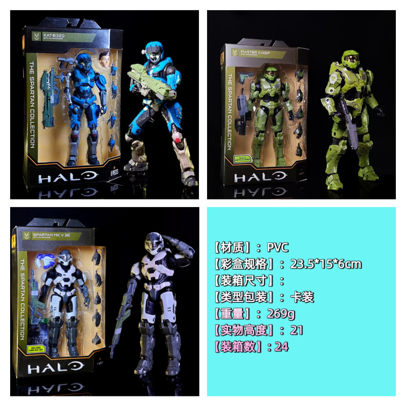 Thousand Value Halo Infinite WCT コマンドー 6.5inch フィギュア スパルタン 3 色可動フィギュアモデル|undefined