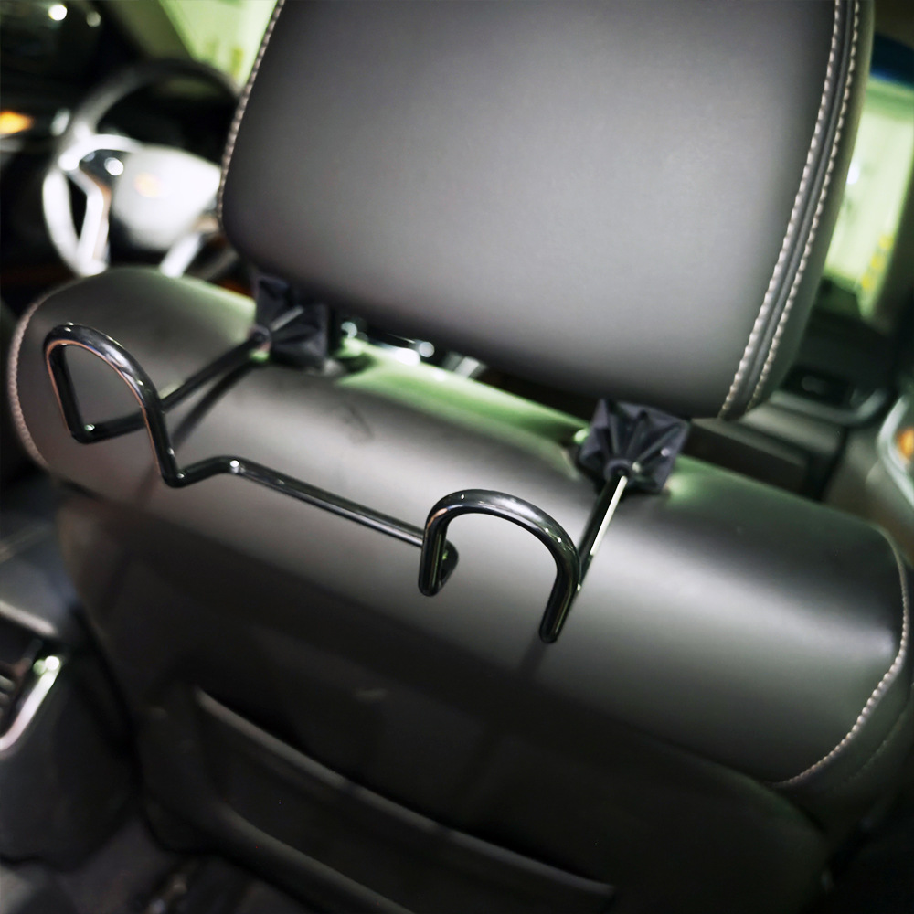 New Car Metal Hook Carbon Steel Spray Paint Storage Hook Car Clothes Hanger Hat Rack Car Supplies Cross-Border Foreign Trade
