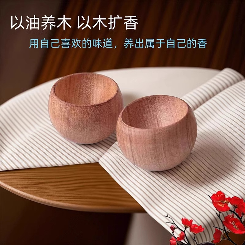 工場直販タンブラーリトルラウンドエッグディフューザー木製楽しい形状ポータブル木製アクセサリー|undefined