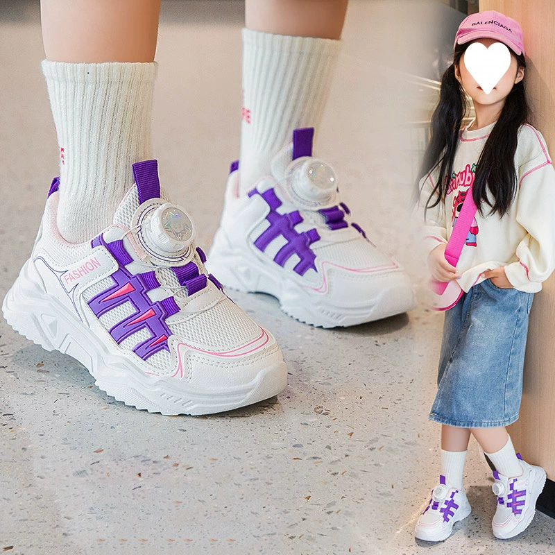 Весенне-осенняя новая детская спортивная обувь в корейском стиле, универсальная повседневная обувь для девочек и студентов на мягкой подошве, обувь для пап для мальчиков-подростков