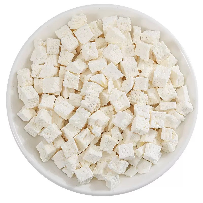 Dried Chinese Yam Granules Shan Yao 500g Cut Yam Chunks for Soup Congee and Herbal Cooking in use