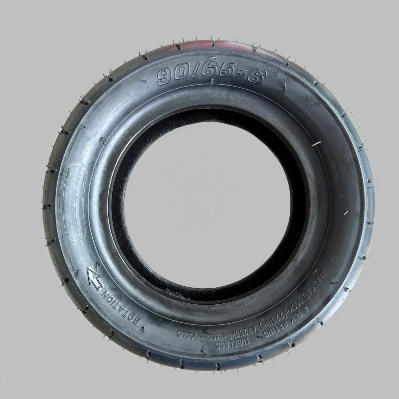 90/65-6 vacuum tire, thickened road pattern, high wear-resistance and heavy-duty model for electric scooters and balance bikes