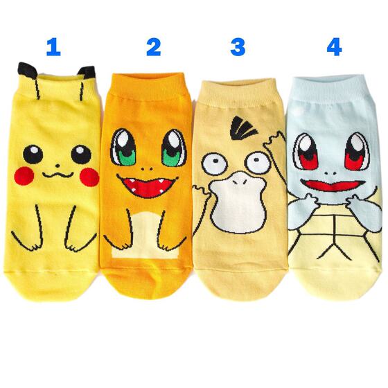 Sanfeng Ye Maosheng Wenzhou socks wholesale Pikachu cartoon socks women's socks WISH hot suppliers