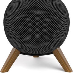 Homepod miniスタンドアップルオーディオスタンドappleスピーカー木ベースのデスクトップ滑り止めスタンドを適用します