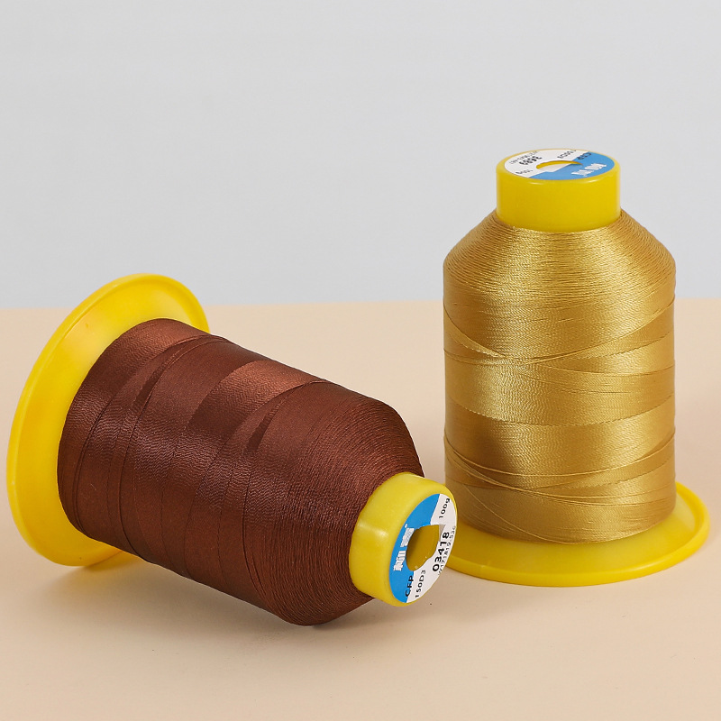 柳青牌涤纶高强线丝光线 150D~300D 100g 汽车坐垫皮革线耐磨手工