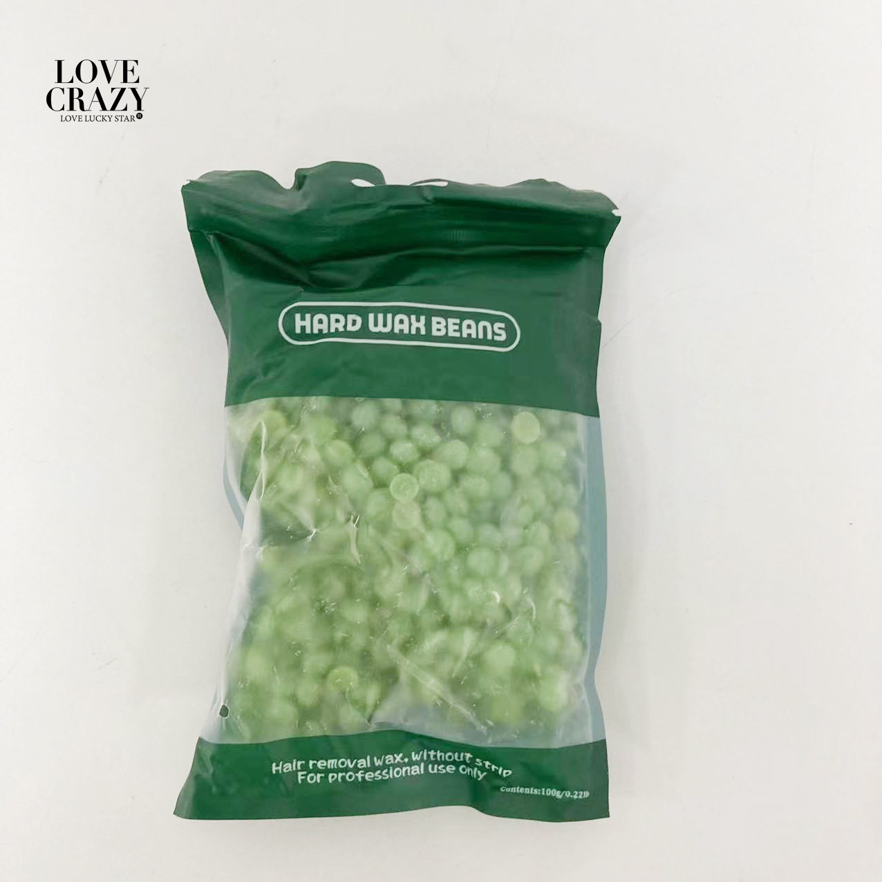 Amor loco de alta calidad cera frijol cera de abejas cera frijol depilación cera frijoles antiadherente pan sin residuos