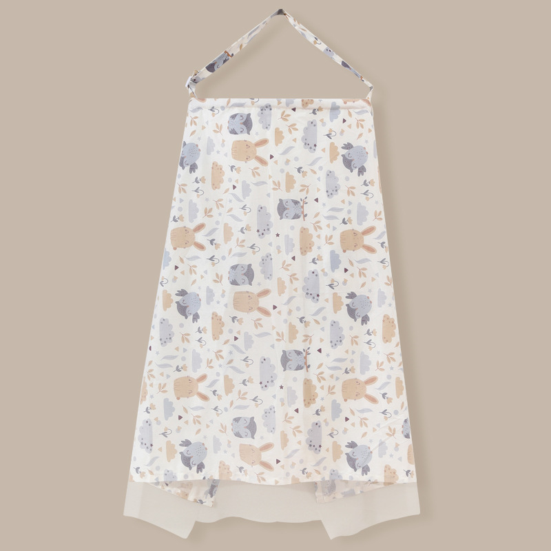 Toalla de Enfermería de algodón Toalla de enfermería para la primavera, el verano y el otoño de ropa de enfermería cubierta de la toalla cubierta de La Herradura