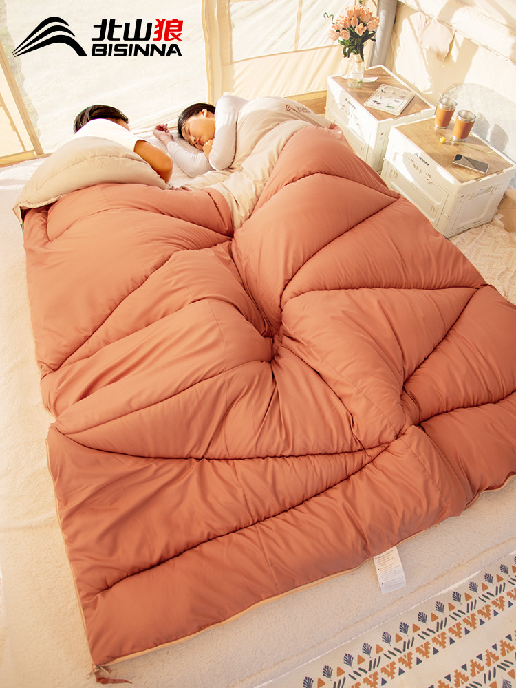 sleeping bag outdoor camping camping travel adult thickened cold protection warm portable adult dirt-proof office lunch break