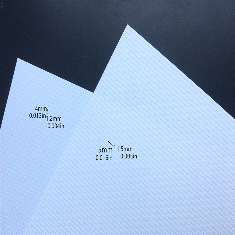 Modelo de construcción de mesa de arena DIY material hecho a mano escena simulación ladrillo pared ABS escalonado ladrillo