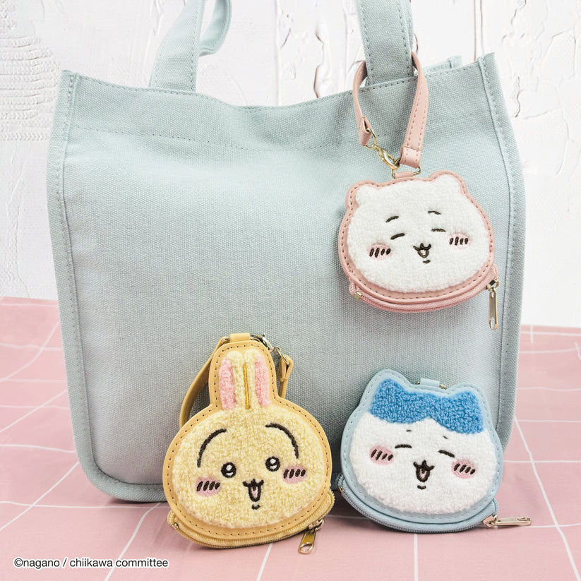 Japón Gigawa encantador tipo de cabeza de dibujos animados bolso de cambio pequeño bolso de chicas bolso de peluche bordado bolso de monedas