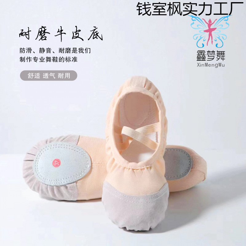 Adult Lace-Free Dance Shoes for Girls and Children, Soft-Soled Exercise Shoes, Dance Shoes, Yoga Ballet Shoes