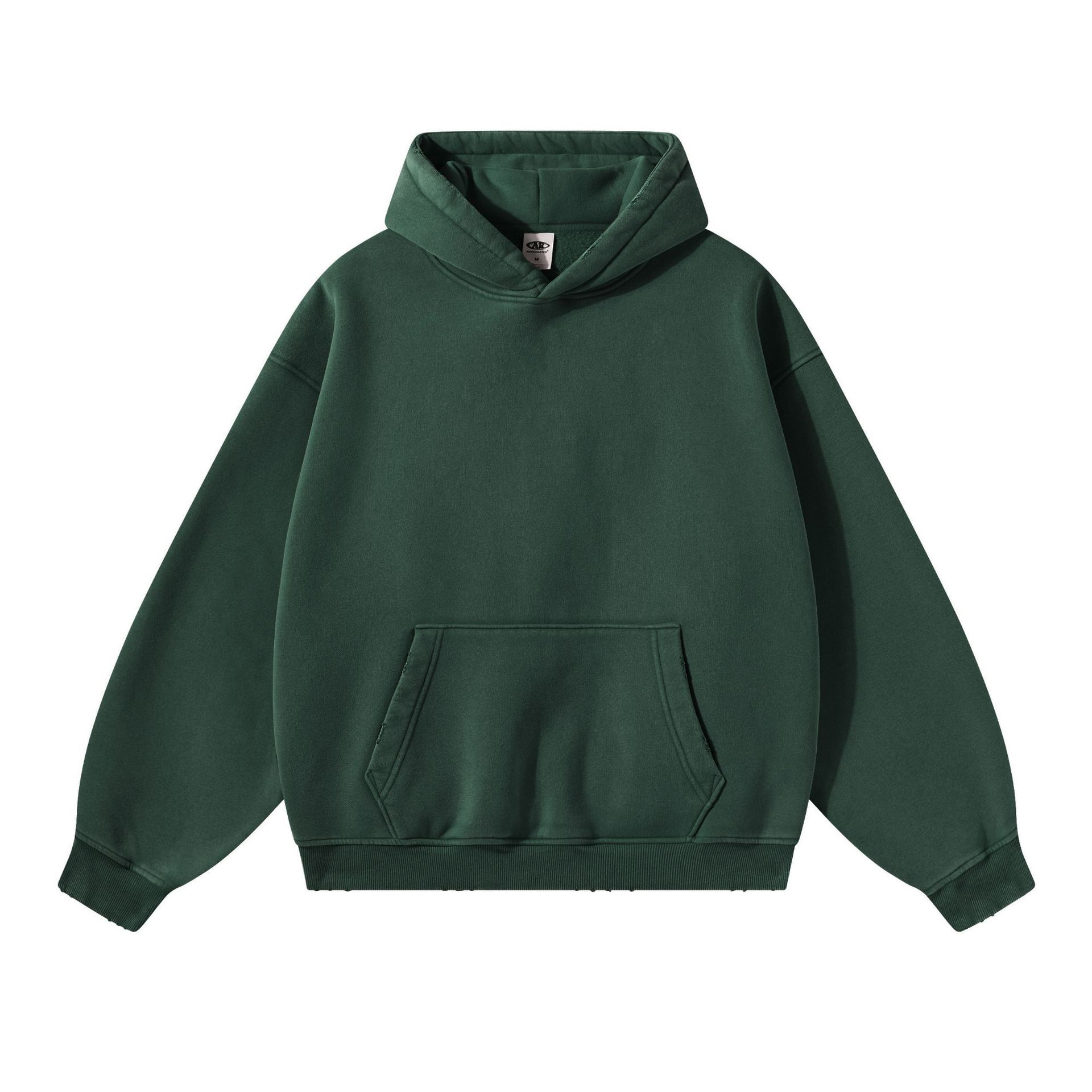 Transfronterizos de gran tamaño americano retro hombre suéter pesado chaqueta suelta Europa y América hombre sudadera con capuchón hombre