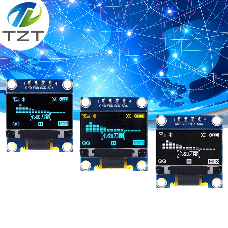 0.96inch Oled 12864 Lcd Screen Module I2C Iic Interface Display Screen Suitable for Multiple Scenarios 0.96inch Oled 12864 Lcd Screen Module I2C Iic Interface Display Screen Suitable for Multiple Scenarios