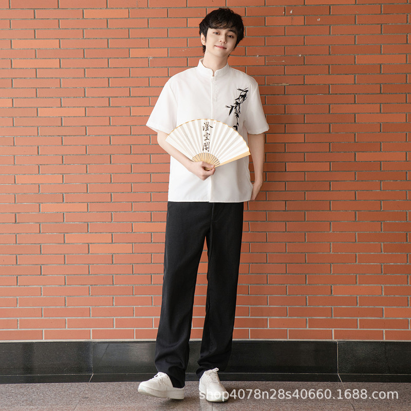 国风中式初高中大学生汉服诗歌朗诵合唱运动会演出服朗诵毕业班服|undefined