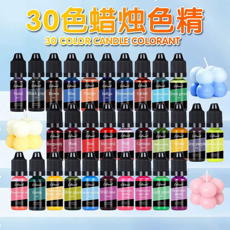 Трансграничная электрическая коммерция специализируется на новом 5 поколении соевого воска пигмент ручной работы diy мыло силикон специальный 36 цветов свечи цветовой