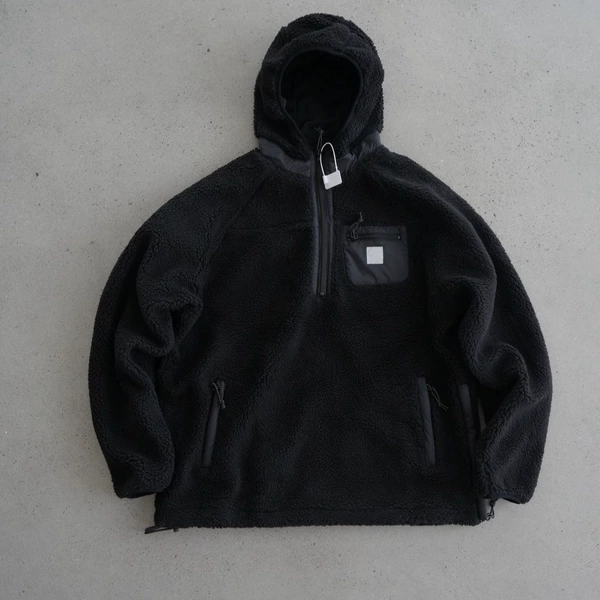 Hooded sherpa black
