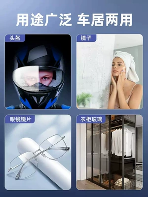and a Magic Tool for Riders — Automotive glass defogging agent