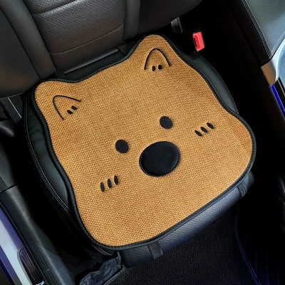 Seat cushion, seat cover – Geely Xinyuan Seat Cover - linen-style-high-west-brown-front-row