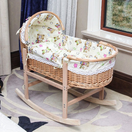Baby Basket Portable Basket Discharge Safety Travel Basket Lying Portable Newborn Baby Bed Small Cradle Bed