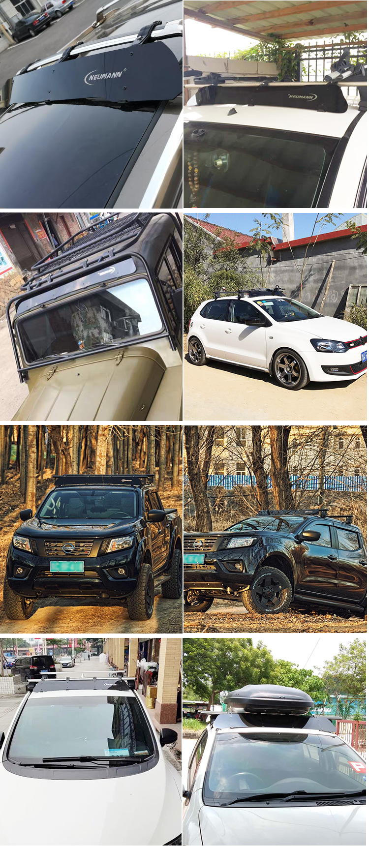 Roof Spoiler Universal Car Deflector Car Luggage Rack Frame Roof Box Crossbar Wind Deflector Wind Noise Reduction